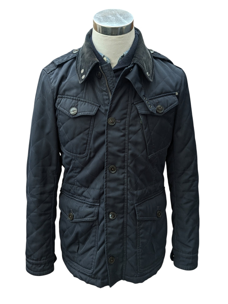 Hackett Velospeed Field Jacket M Navy Blue Polyester – eHABERDASHER