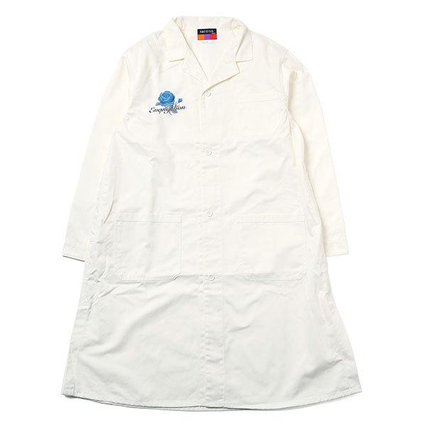 RADIO EVA 890 EVA-01 Flower Embroidery ENGINEER COAT/BLACK(M BLACK