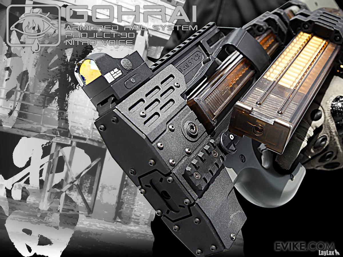 Laylax NITRO.Vo P90 Armored Railed System for P90 TR / PS90 HC