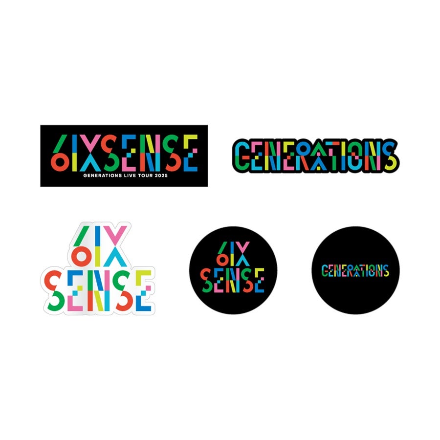 EXILE TRIBE STATION ONLINE STORE｜6IX SENSE ステッカーセット