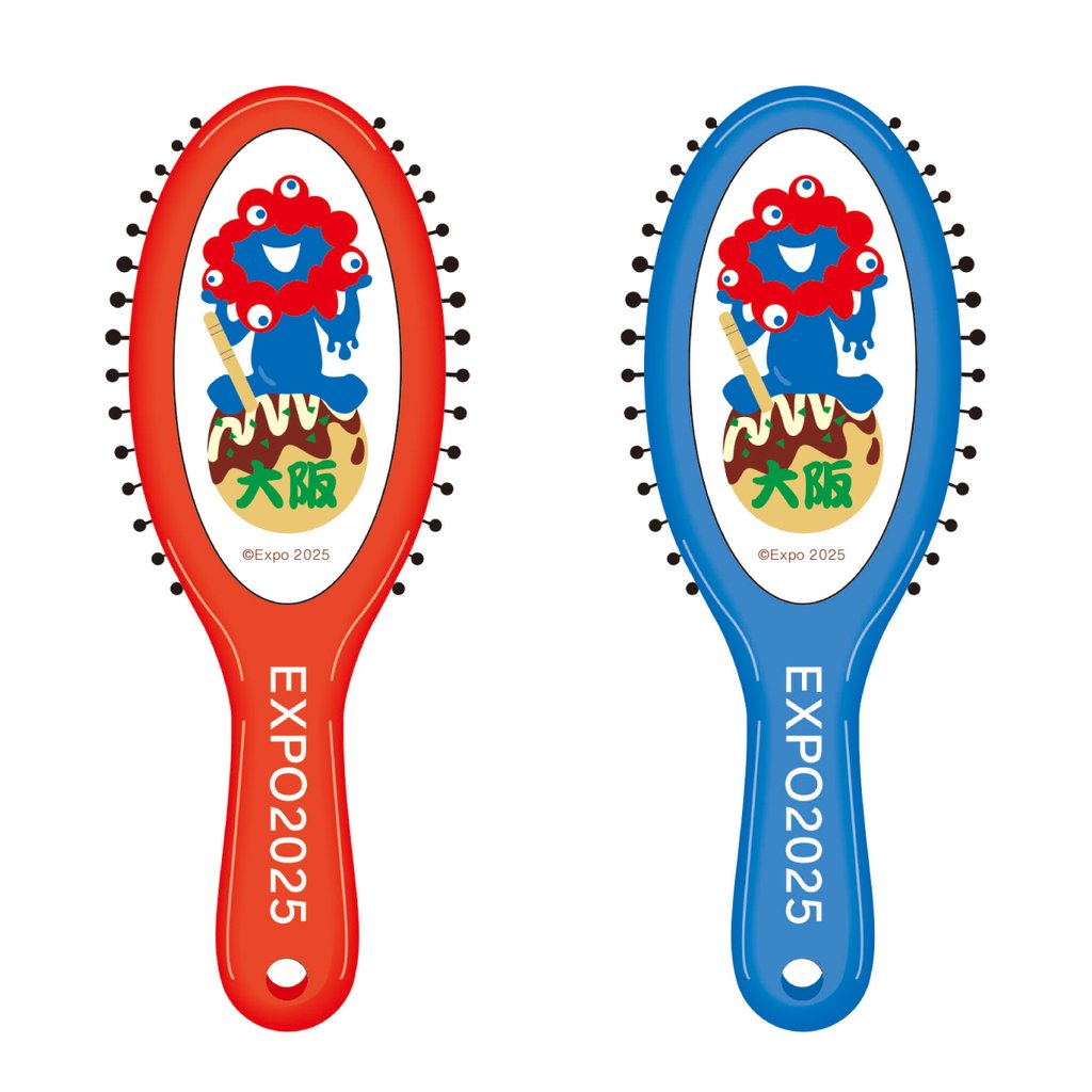 大阪・関西万博公式！ミャクミャクデザインヘアブラシ4種新発売 | 気に