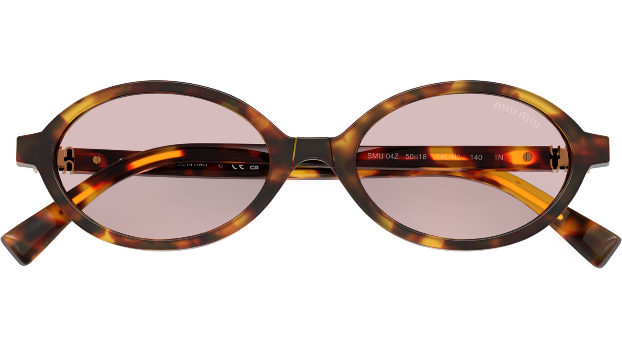 MU 04ZS Miu Miu Sunglasses 14L4I0 Honey Havana - eye-oo.com
