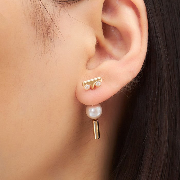 Mini Spear ベルーガ パール ピアス｜正規販売店のアイアイイスズ