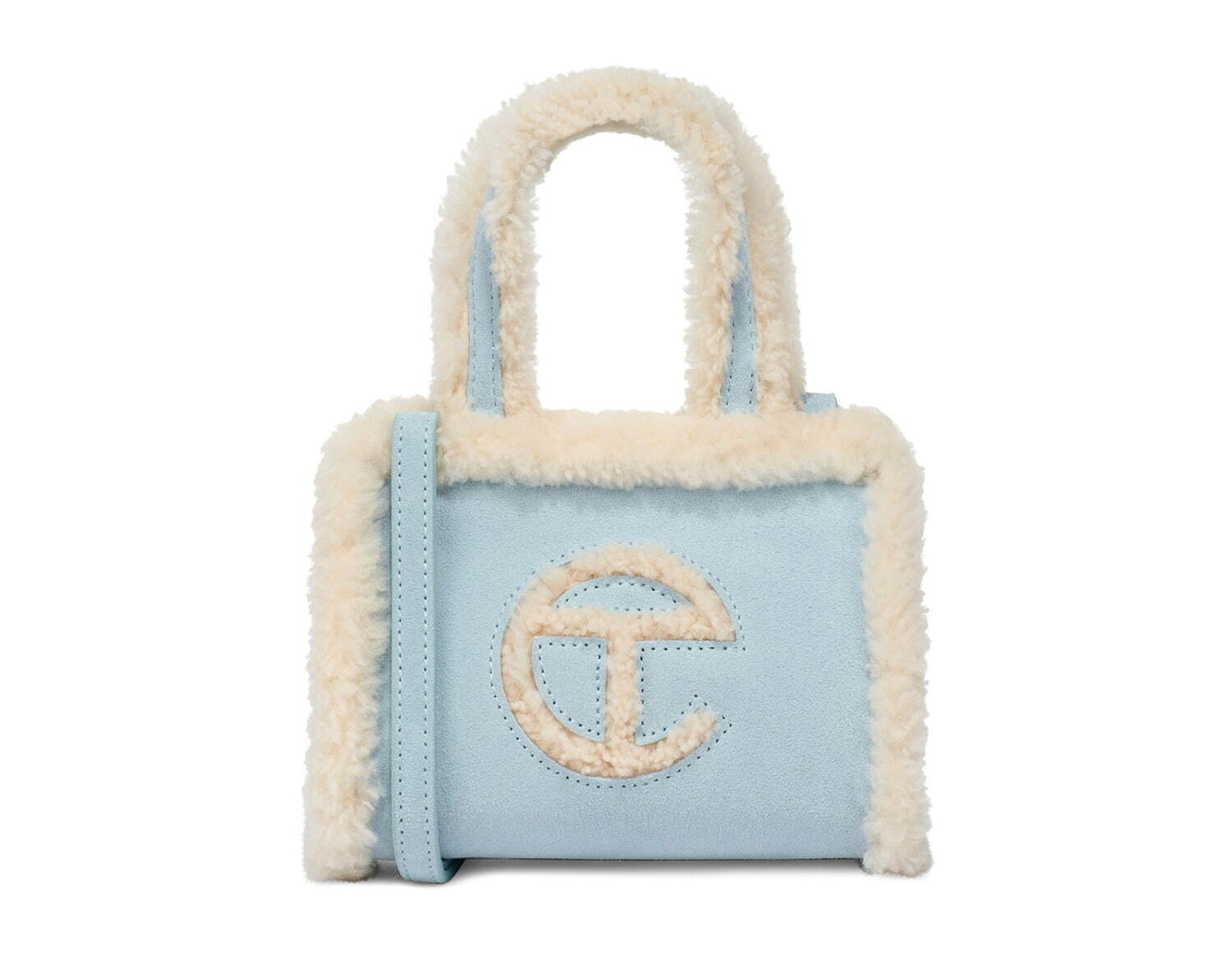 UGG×テルファー“ふわふわロゴ”のコラボバッグ新色、淡いベビーピンク