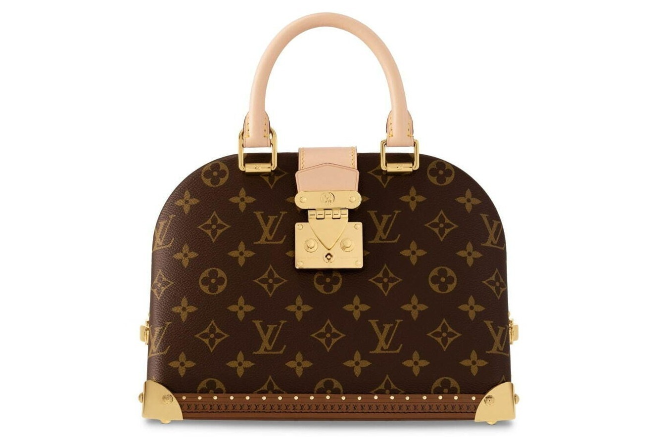 ルイ・ヴィトン“トランク着想”バッグ、ゴールドの留め具付き「アルマ