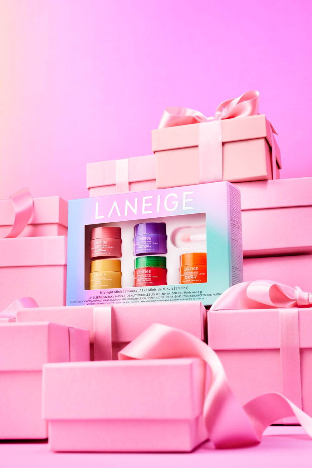 ラネージュ24年クリスマスコフレ、“ピーチアイスティー＆グミベアの