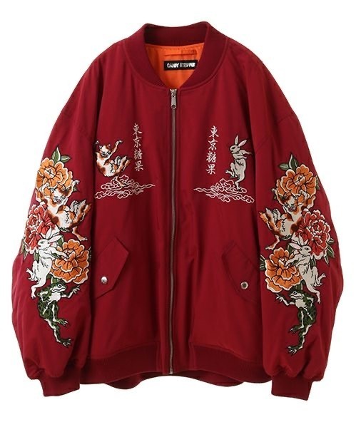 キャンディ ストリッパー24年秋アウター、ペールトーンのスタジャン