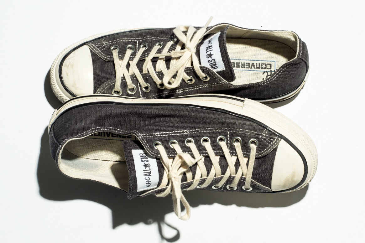 RHC ロンハーマン×コンバース「オールスター エイジド」ユーズド風