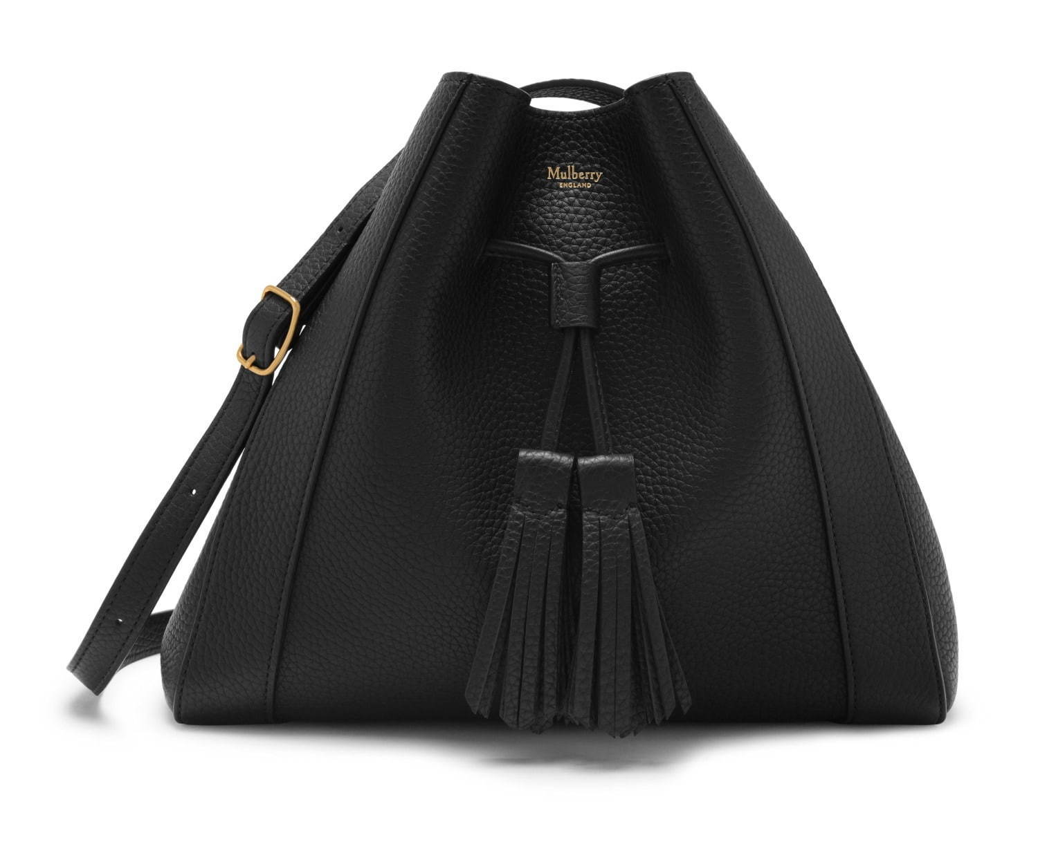 マルベリー新作バッグ「ミリー」タッセル付きドローストリングで異なる