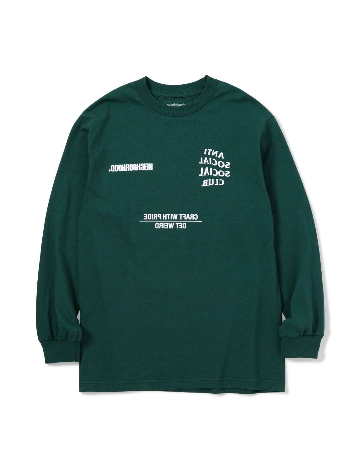 ネイバーフッド×アンチソーシャルソーシャルクラブ、“GET WEIRD”ロゴを