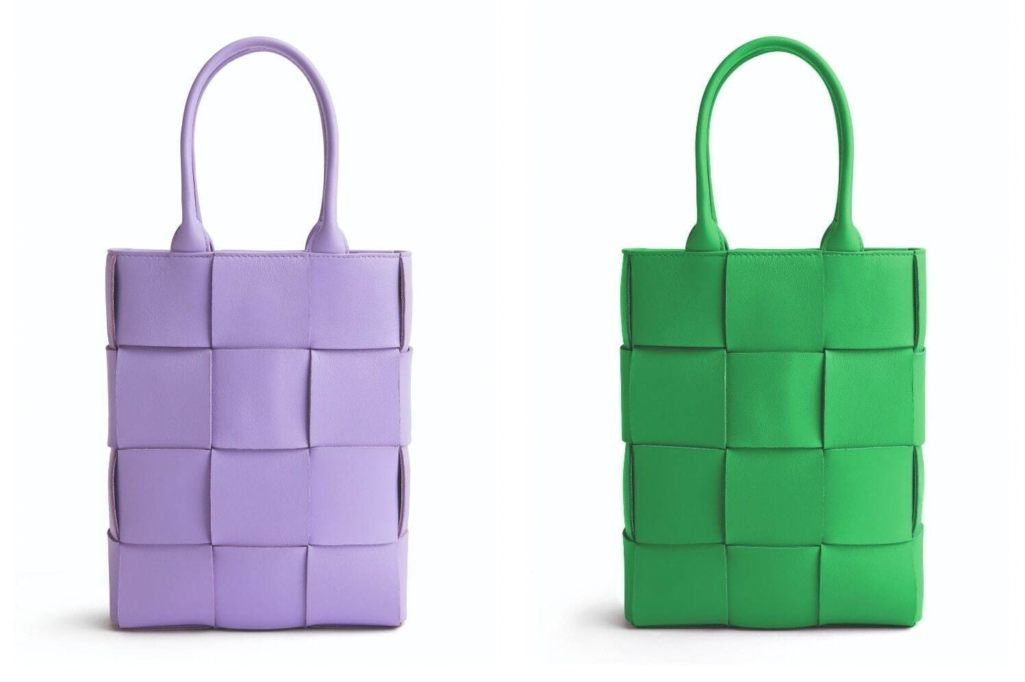 ボッテガ・ヴェネタ「カセット」バッグ新作、パープルのミニトート