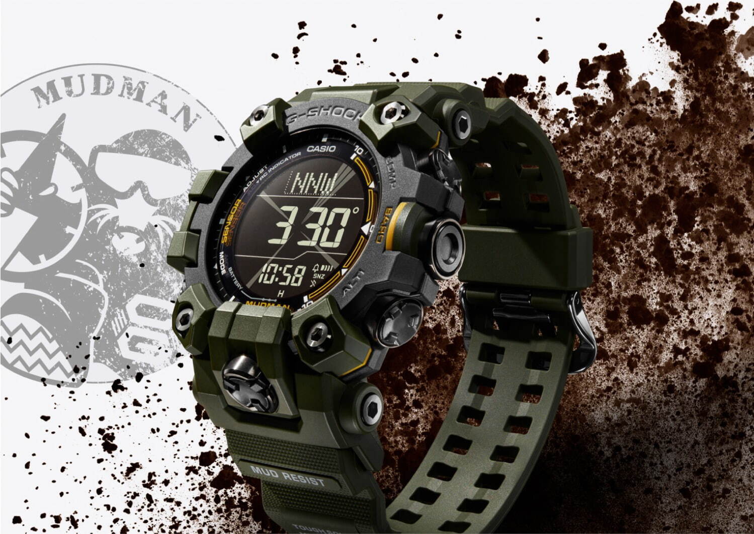 G-SHOCK「マッドマン」シリーズの新作腕時計、レスキュー隊などによる