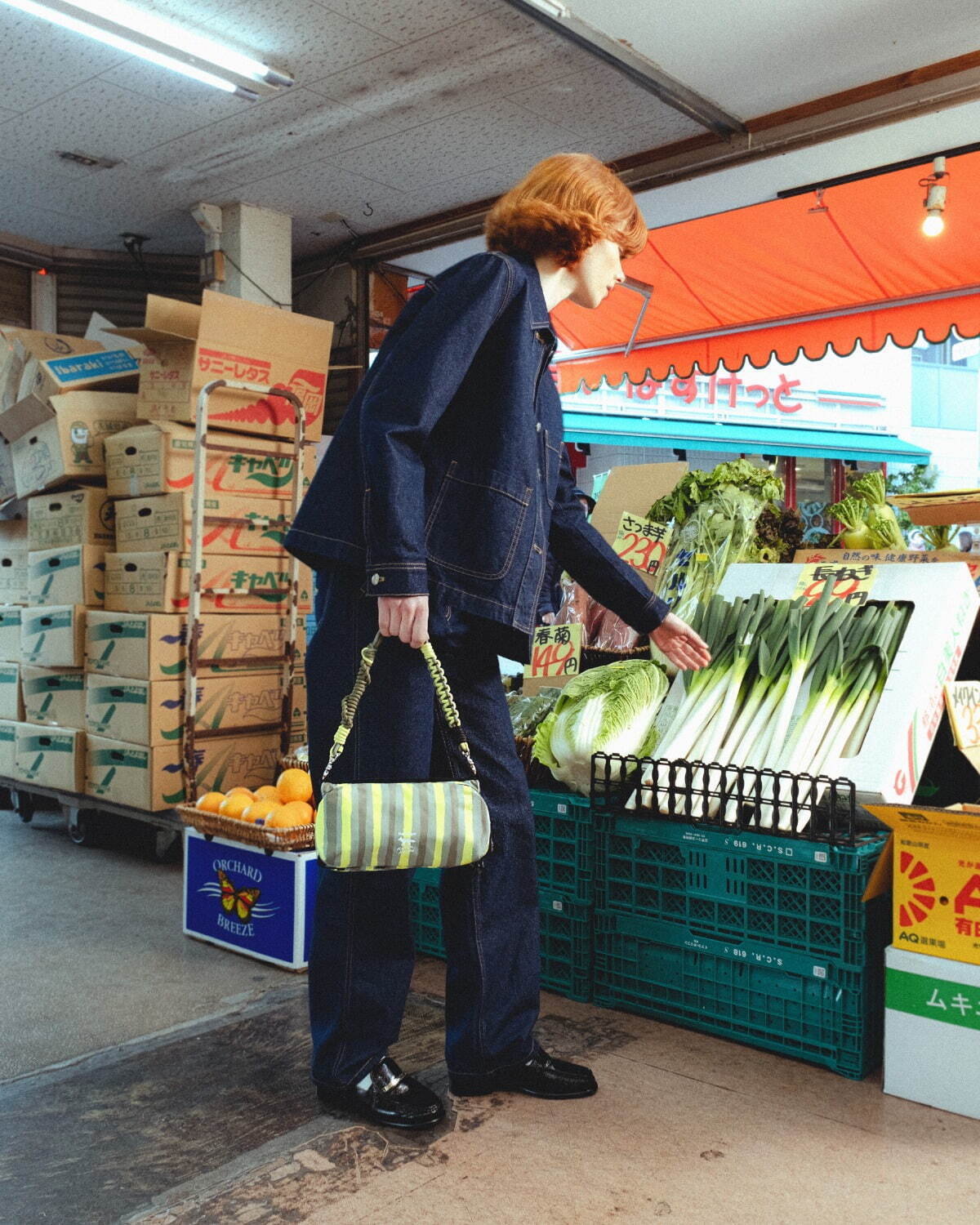 メゾン キツネ×トポロジー第2弾の“春色ストライプ”バッグやミニポーチ