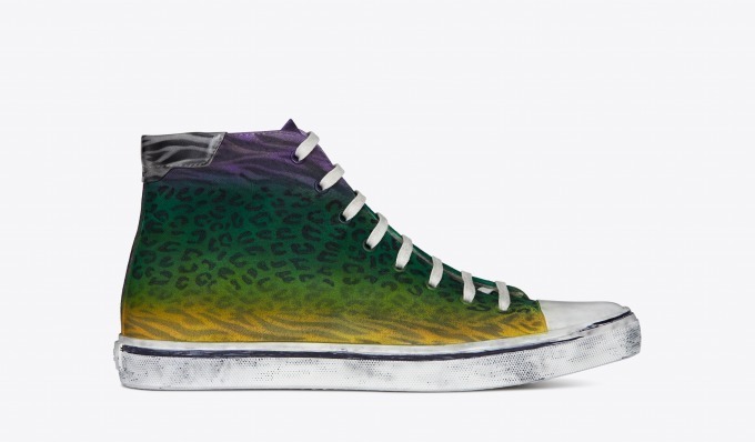 サンローランのスニーカー「ベッドフォード」新作、ユーズド感溢れる