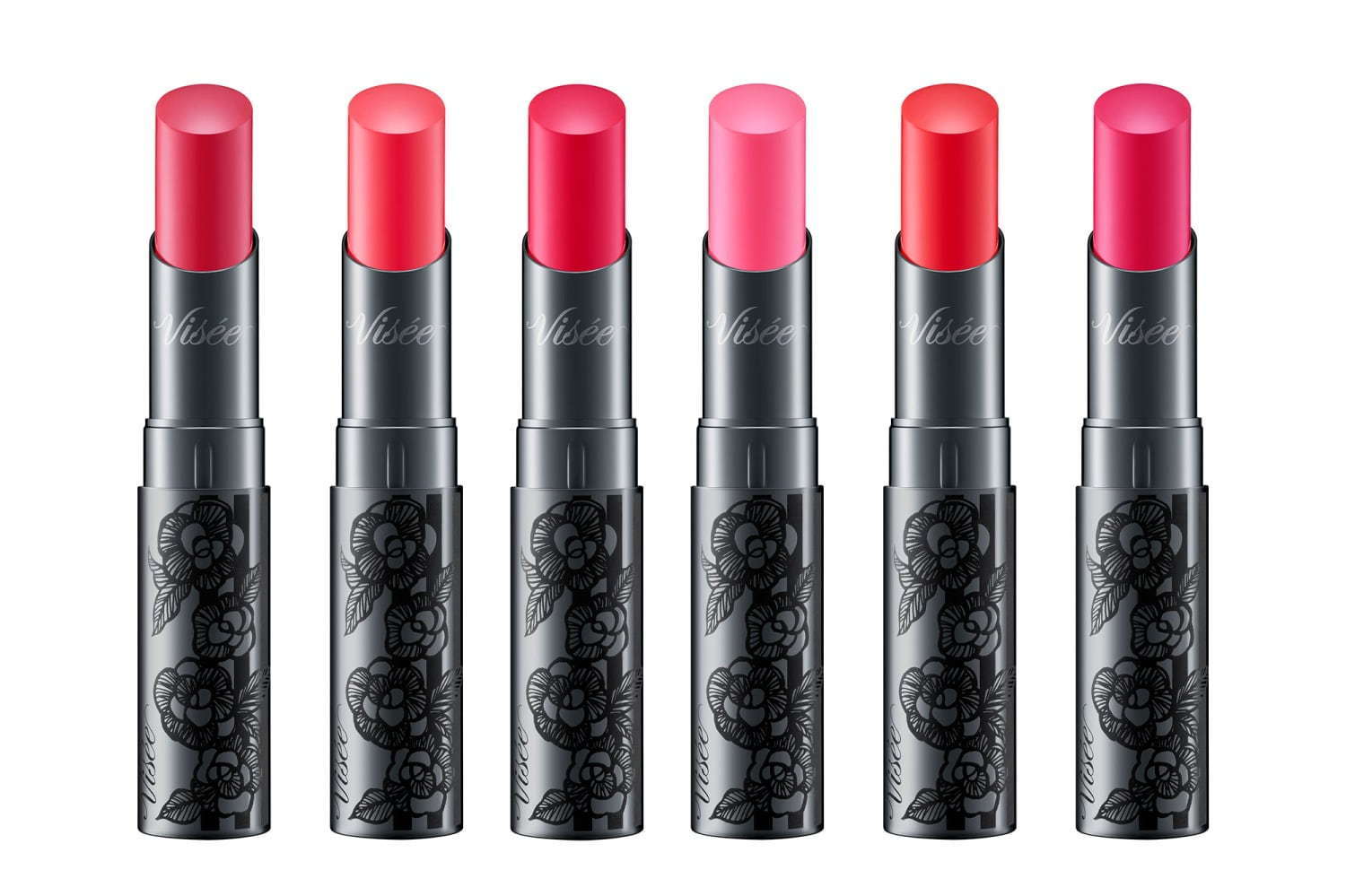 ヴィセ“理想の赤”が見つかる12色の赤いルージュ、簡単グラデリップを