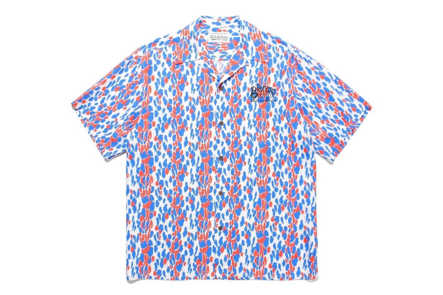 ロエン×5351プール・オム、花・レオパード・‟骨”を合わせたアロハ