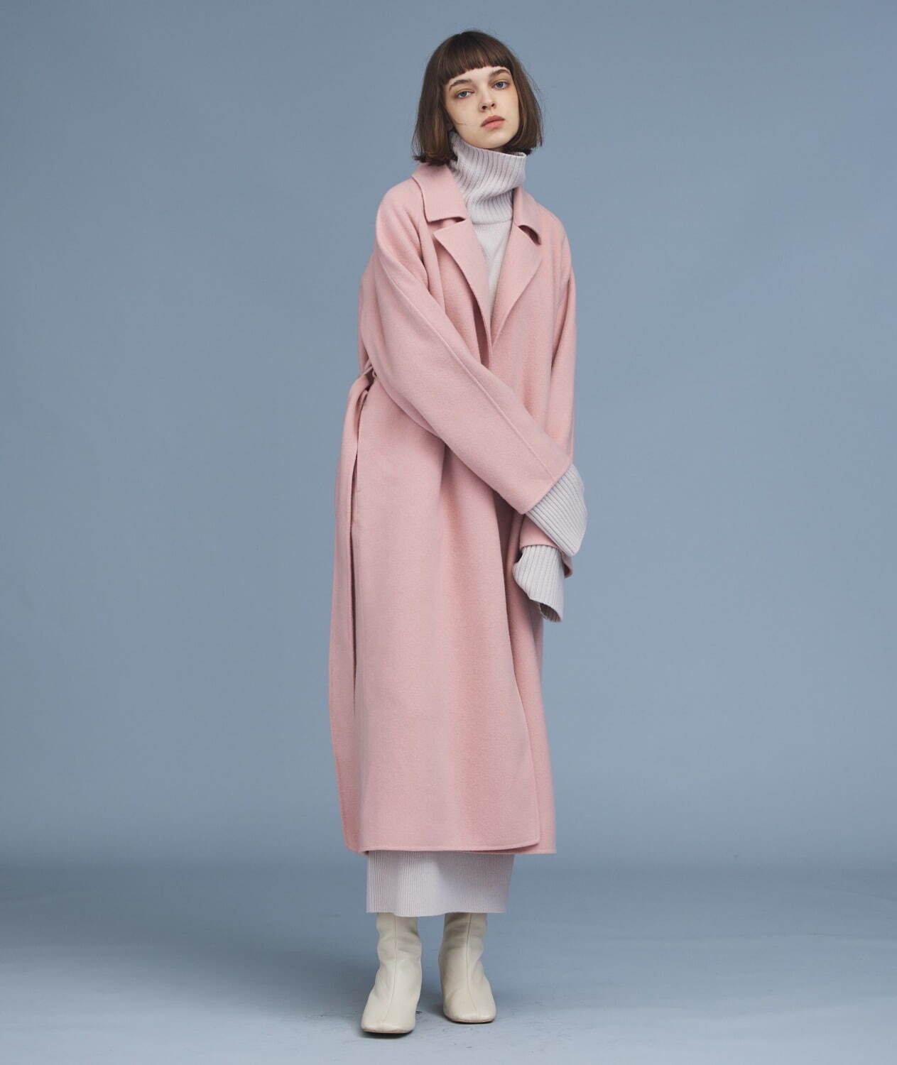 ノーク“完売必至”のウールコートにピンク＆トップベージュの限定色