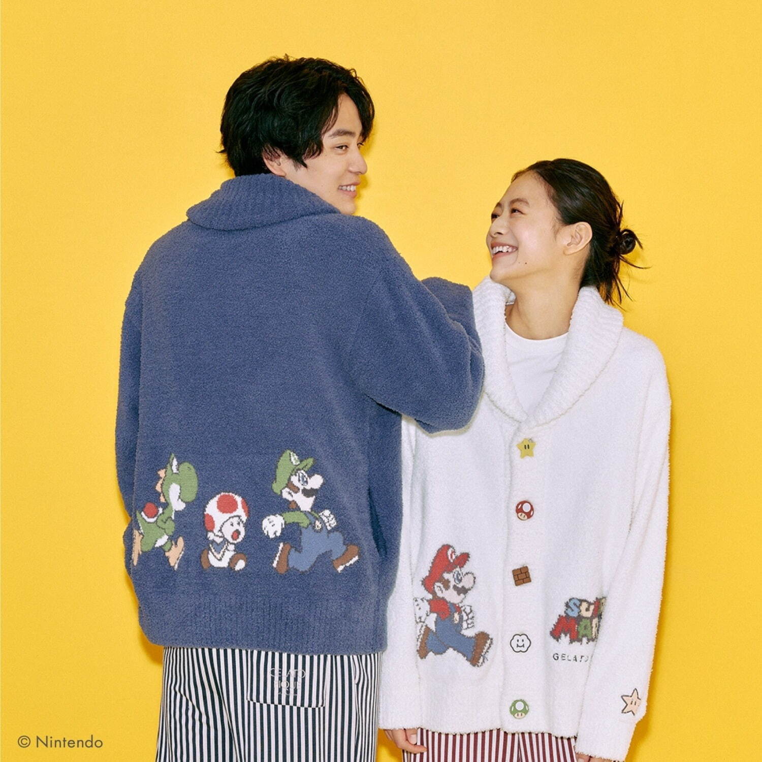 写真5/15｜ジェラート ピケ新作「スーパーマリオ」“ルイージ”になり