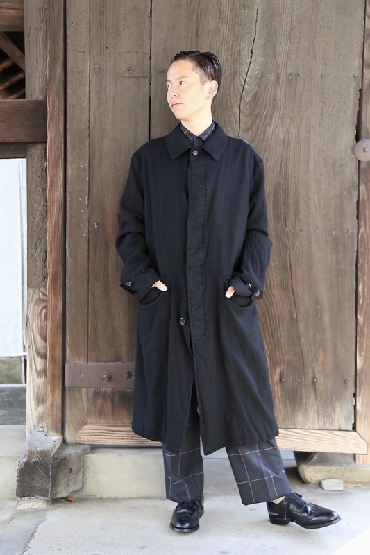 COMME des GARCONS HOMME ウールサージ縮絨コートスタイル - マーク
