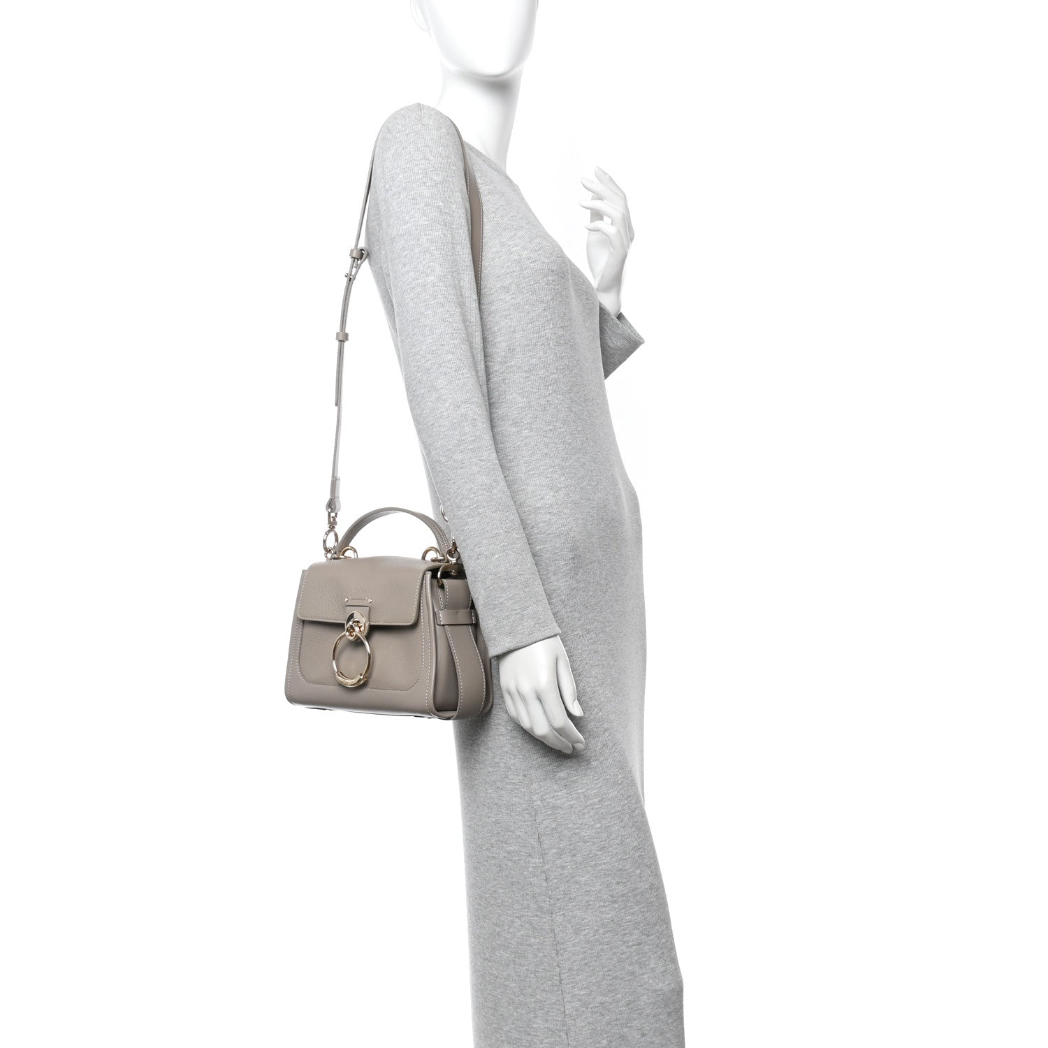 Chloe Calfskin Mini Tess Day Bag Motty Grey 1822179 – FASHIONPHILE