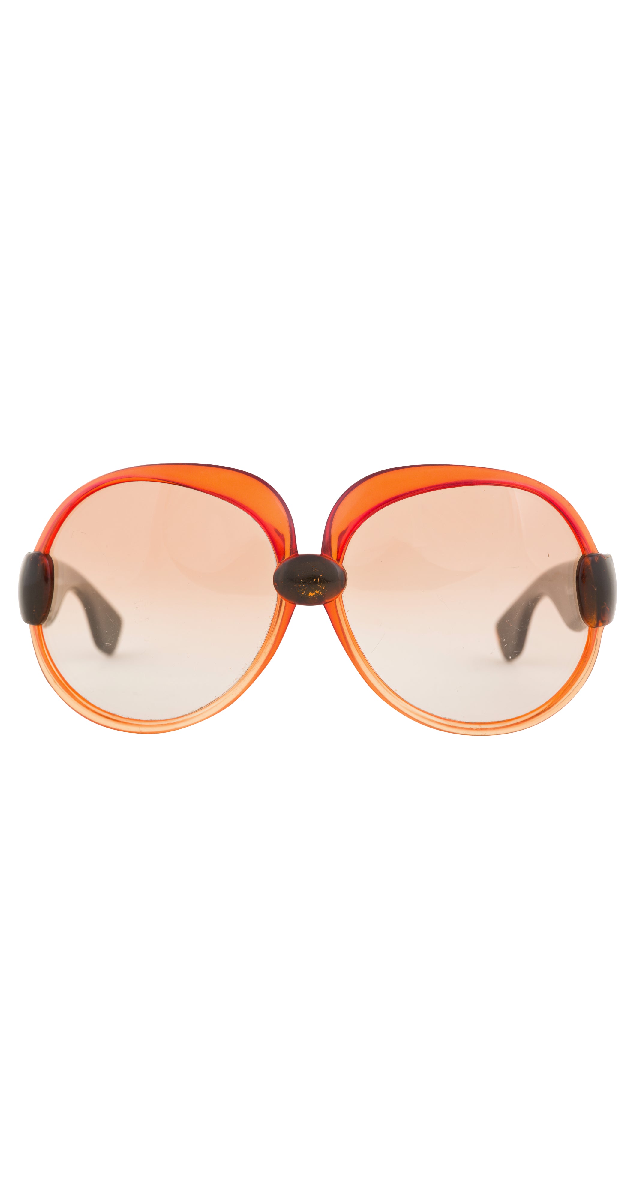 Yves Saint Laurent 1976 Ad Campaign Orange Oversized 