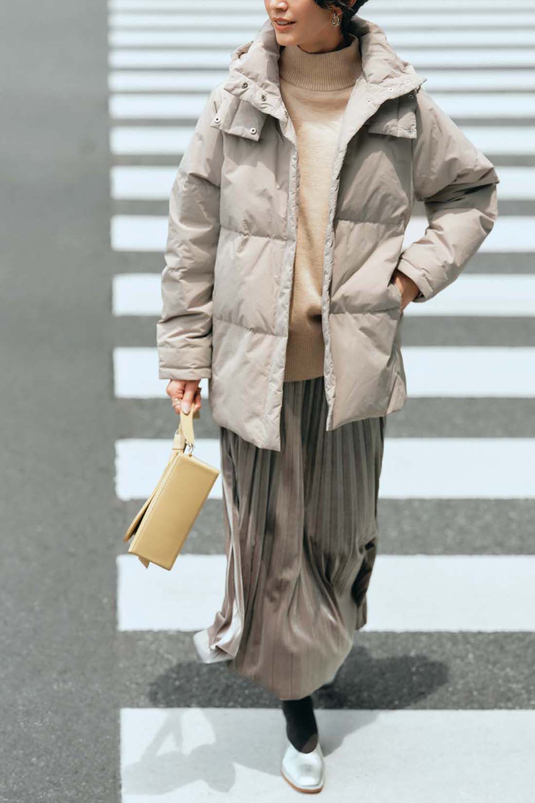 IEDIT[イディット] 撥水（はっすい）加工がうれしいショートダウン
