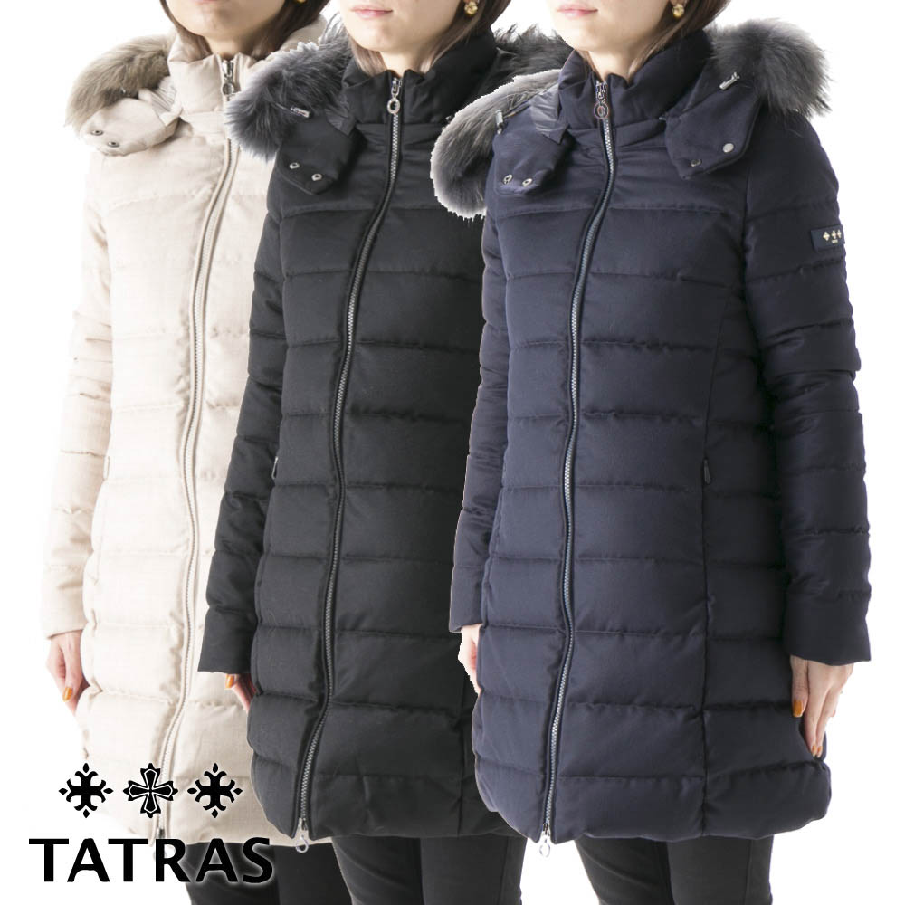 タトラス TATRAS レディースアウター LAVIANAファー付セミロングダウン