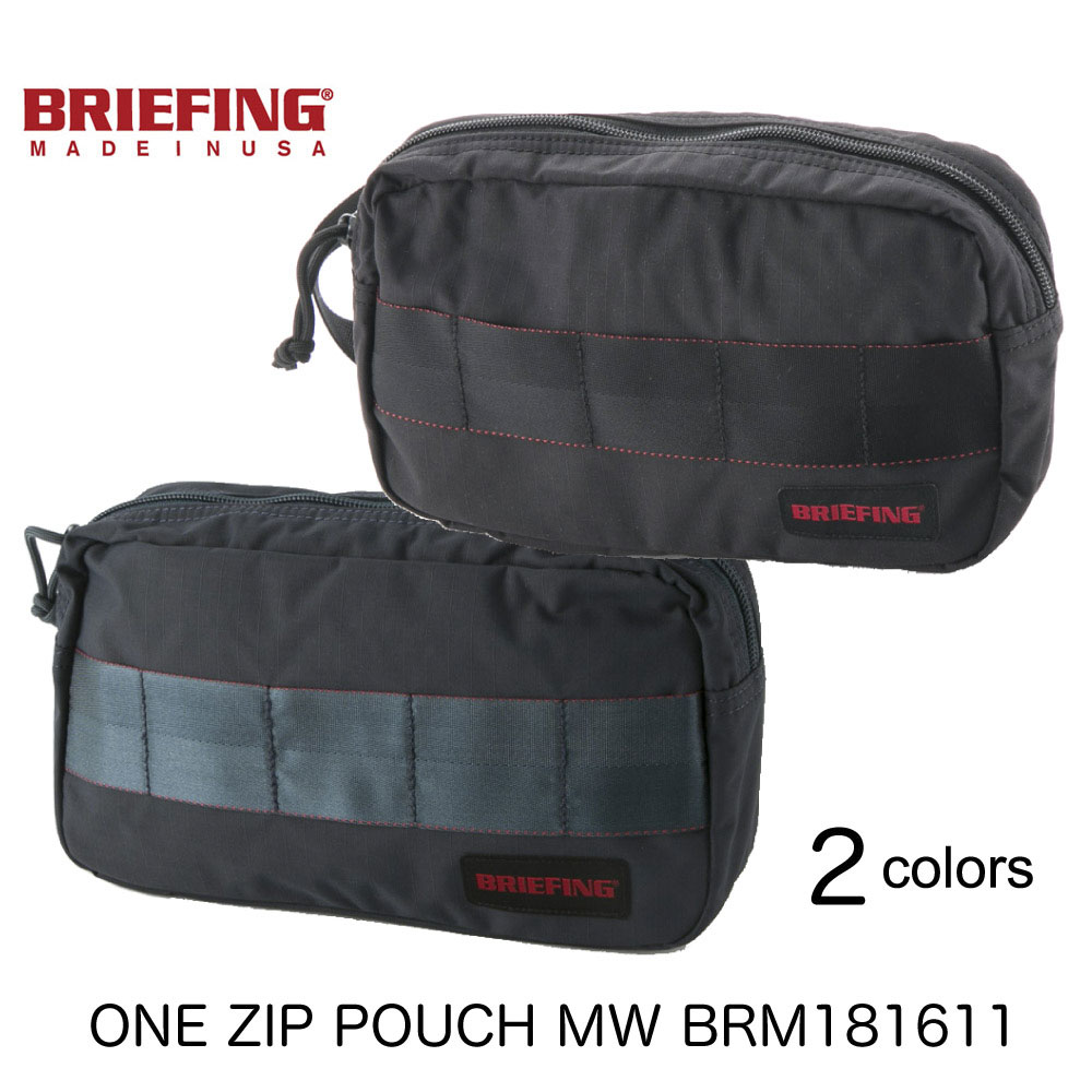 ブリーフィング BRIEFING ポーチ ONE ZIP POUCH MW BRM181611