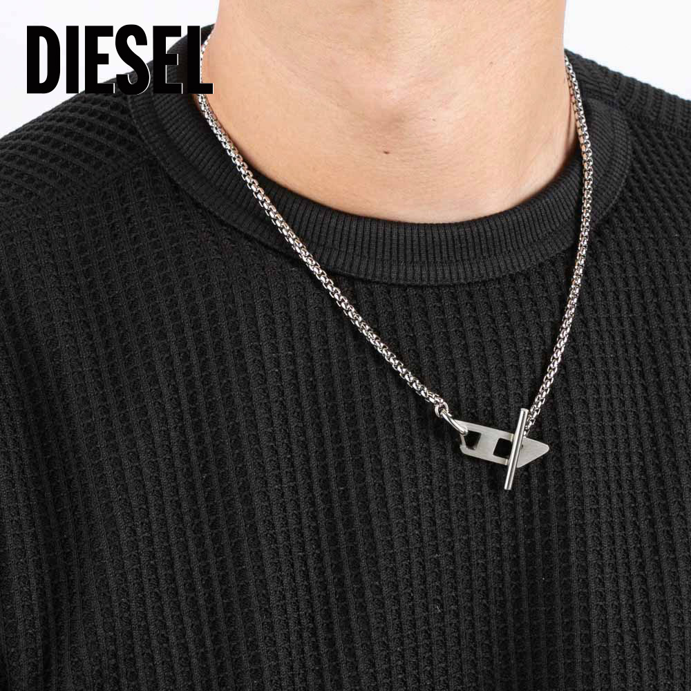 ディーゼル DIESEL ロゴチェーンネックレス DX1477040【FITHOUSE