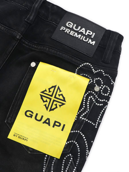 送料無料】GUAPI VINTAGE BLACK PAISLEY DENIM - FIVESTAR