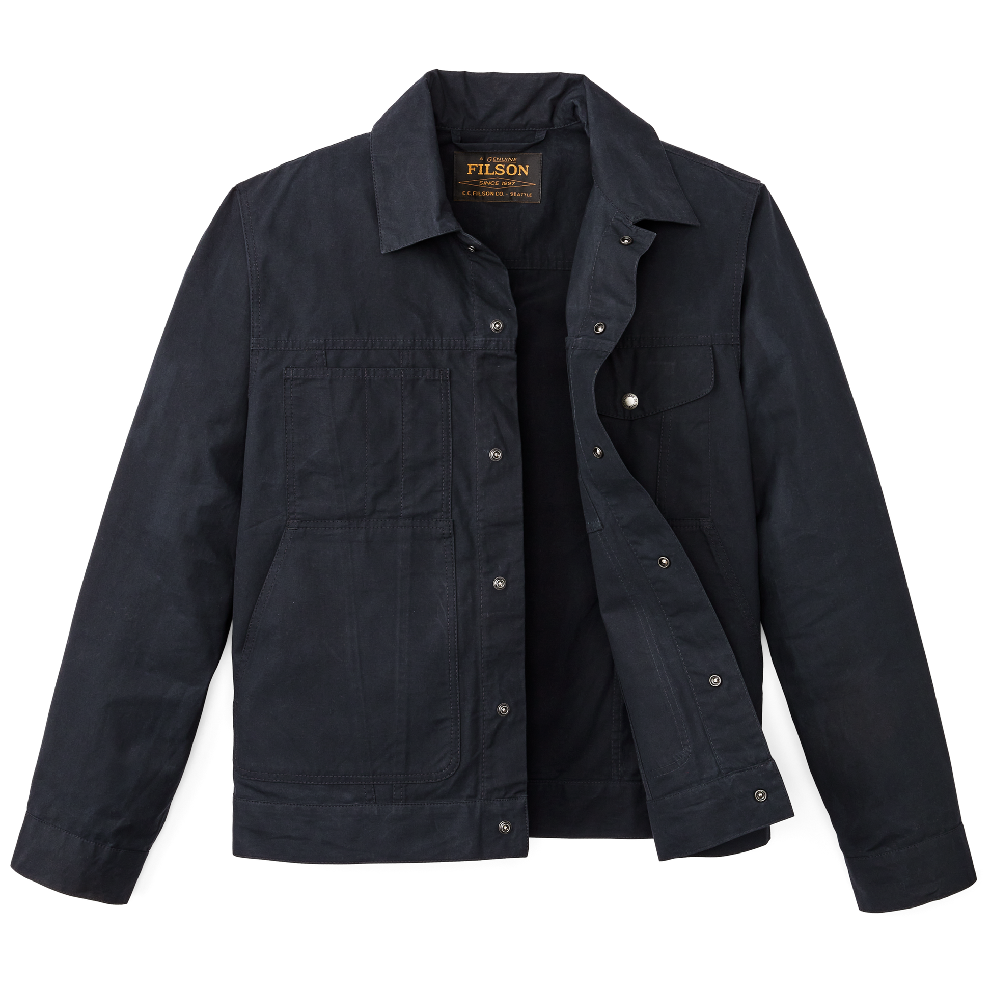 Dry Wax Short Cruiser Jacket - Navy | Filson