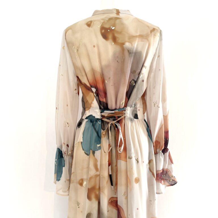 Ameri VINTAGE】UNDRESSED AMELIA INK ART DRESS | FIORI