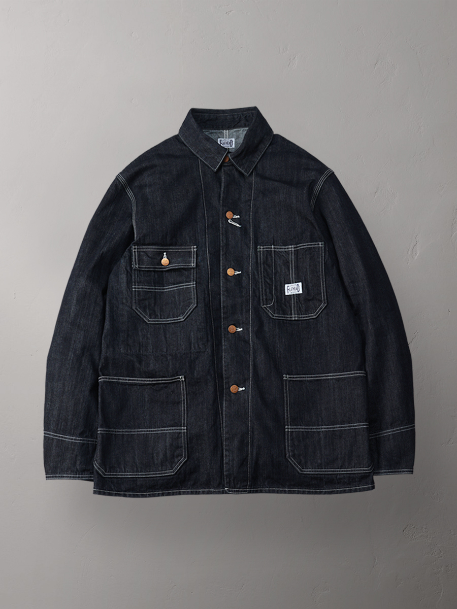 10oz デニム カバーオール FN-OJ-DC002 | THE FLAT HEAD