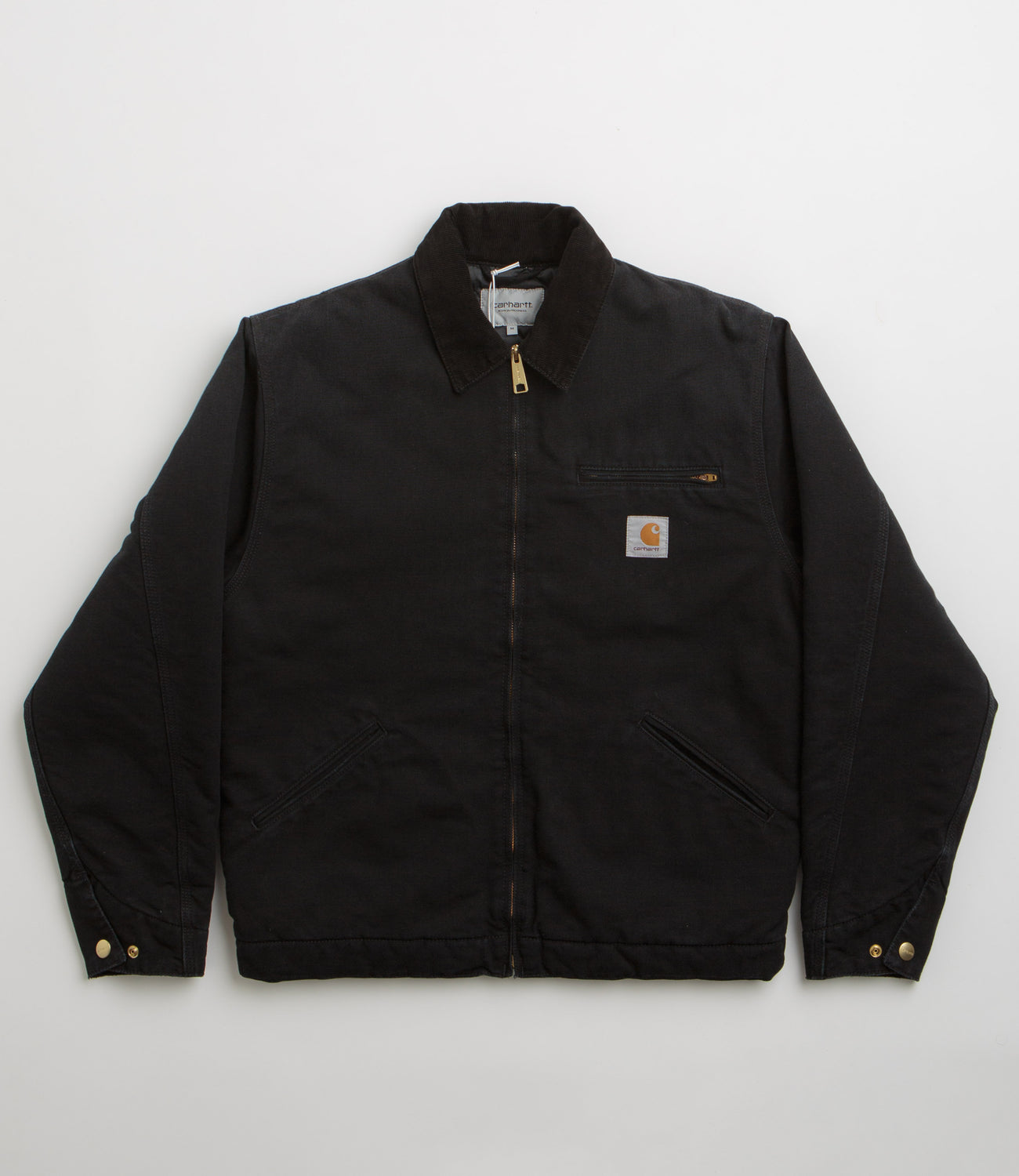 Carhartt OG Detroit Jacket - Black / Black | Flatspot