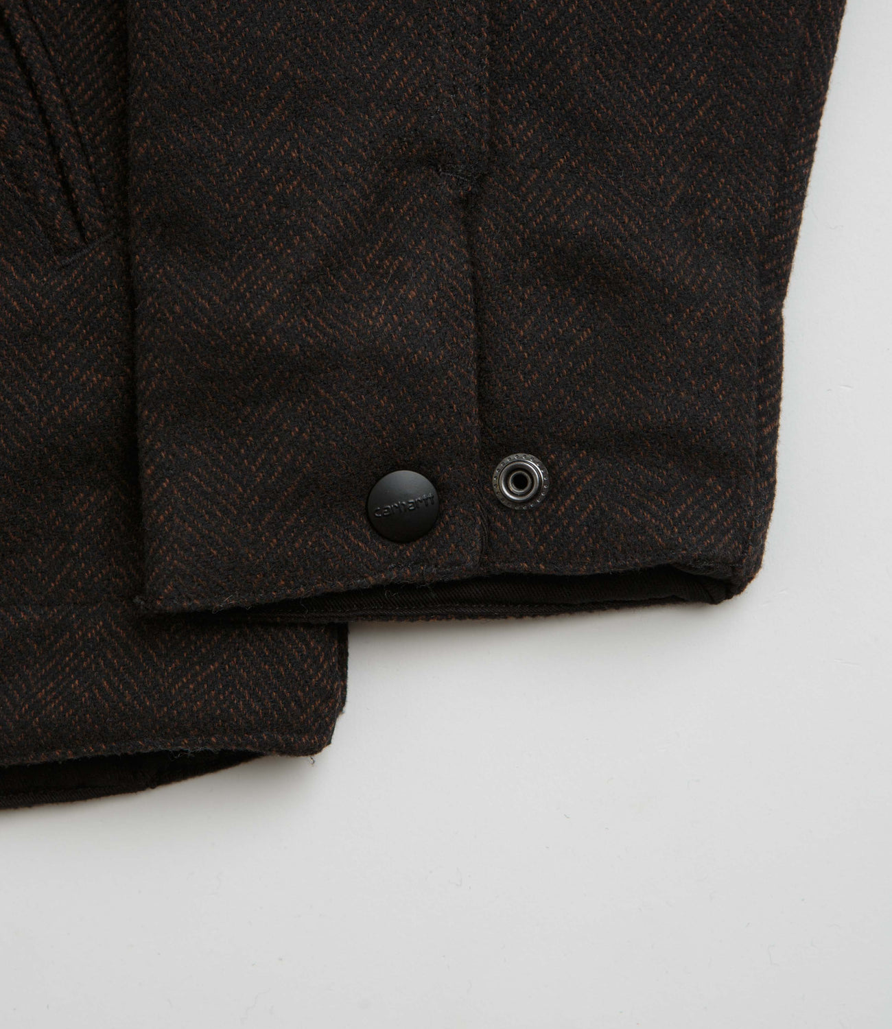 Carhartt Truman Coat - Chocolate / Black - Order by 3pm for Free