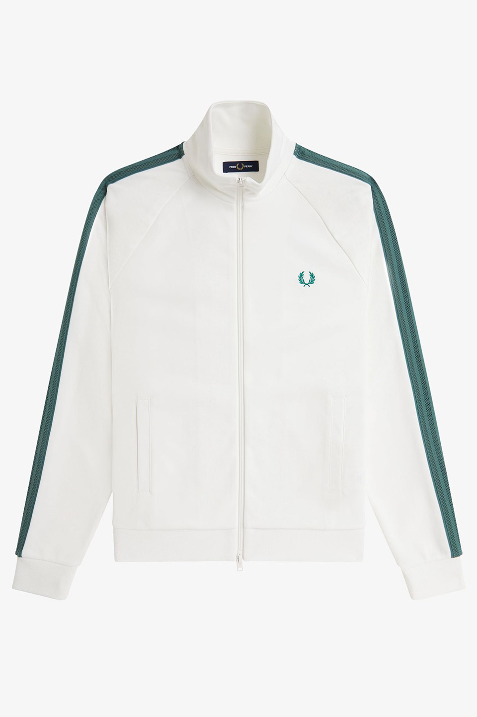 Mesh Taped Track Jacket(M 129：SNOW WHITE): | FRED PERRY JAPAN