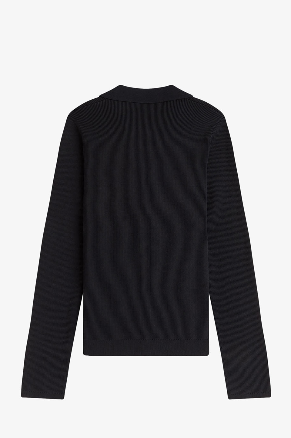 Ribbed Knitted Shirt(10 102：BLACK): | FRED PERRY JAPAN | フレッド