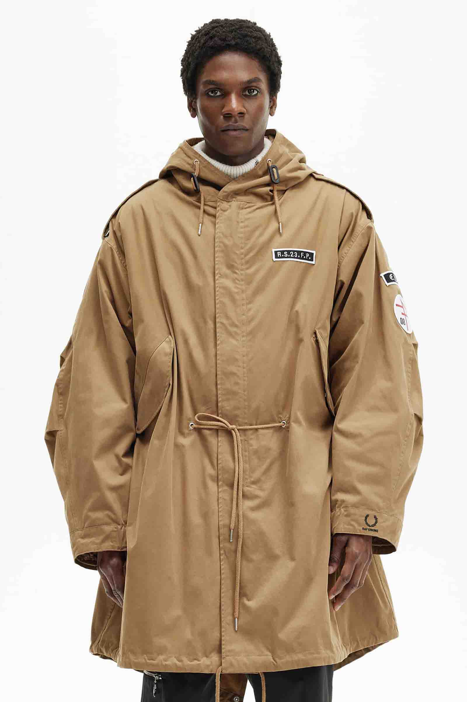 Raf Simons Printed Parka(M D83：ALMOND): | FRED PERRY JAPAN