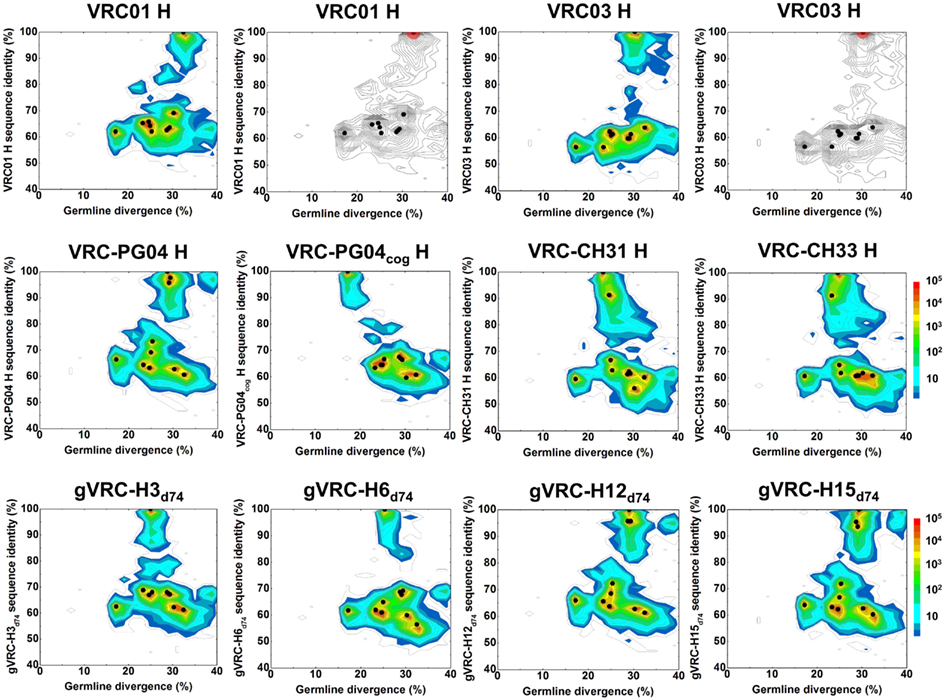 Frontiers | Somatic populations of PGT135-137 HIV-1-neutralizing