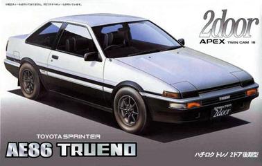 1/24 ID57 ハチロクトレノ2ドアAPEX後期型'85｜FUJIMI－フジミ模型