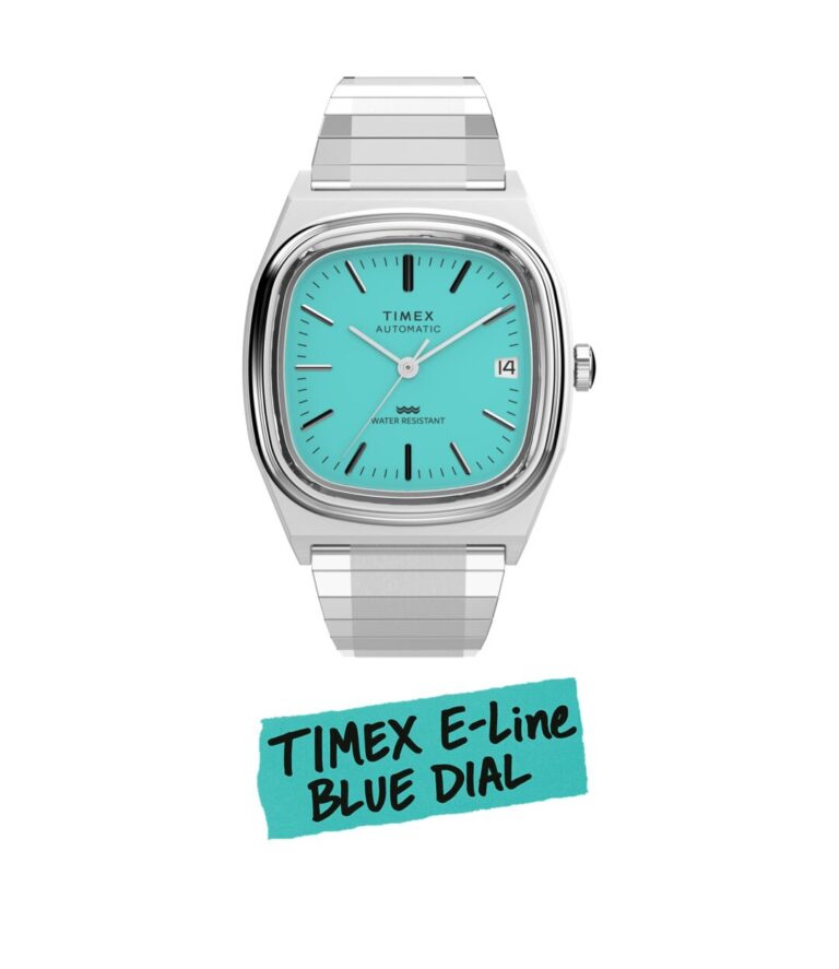 ターコイズブルーカラーで彩られたTIMEX “REISSUE 1983 E-line”が2025