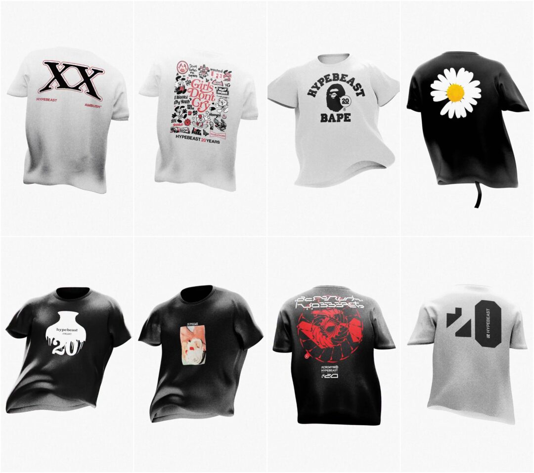 HYPEBEAST 20周年記念 20ブランド「Supreme/Stone Island/UNDERCOVER