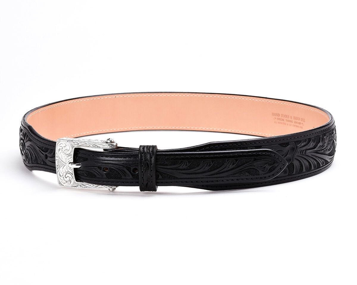 1-1/2″Tapered 1″ All Crafted Black | BELT & BUCKLE | FUNNY