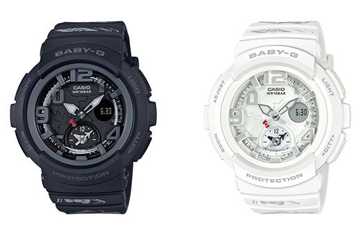 Hello Kitty x Baby-G BGA-190KT-1B & BGA-190KT-7B Black & White