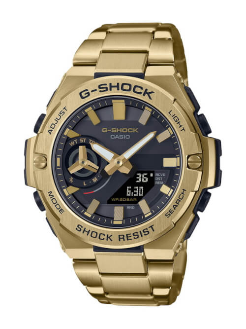 G-Shock GST-B500 series is thinner with stainless steel bezels and
