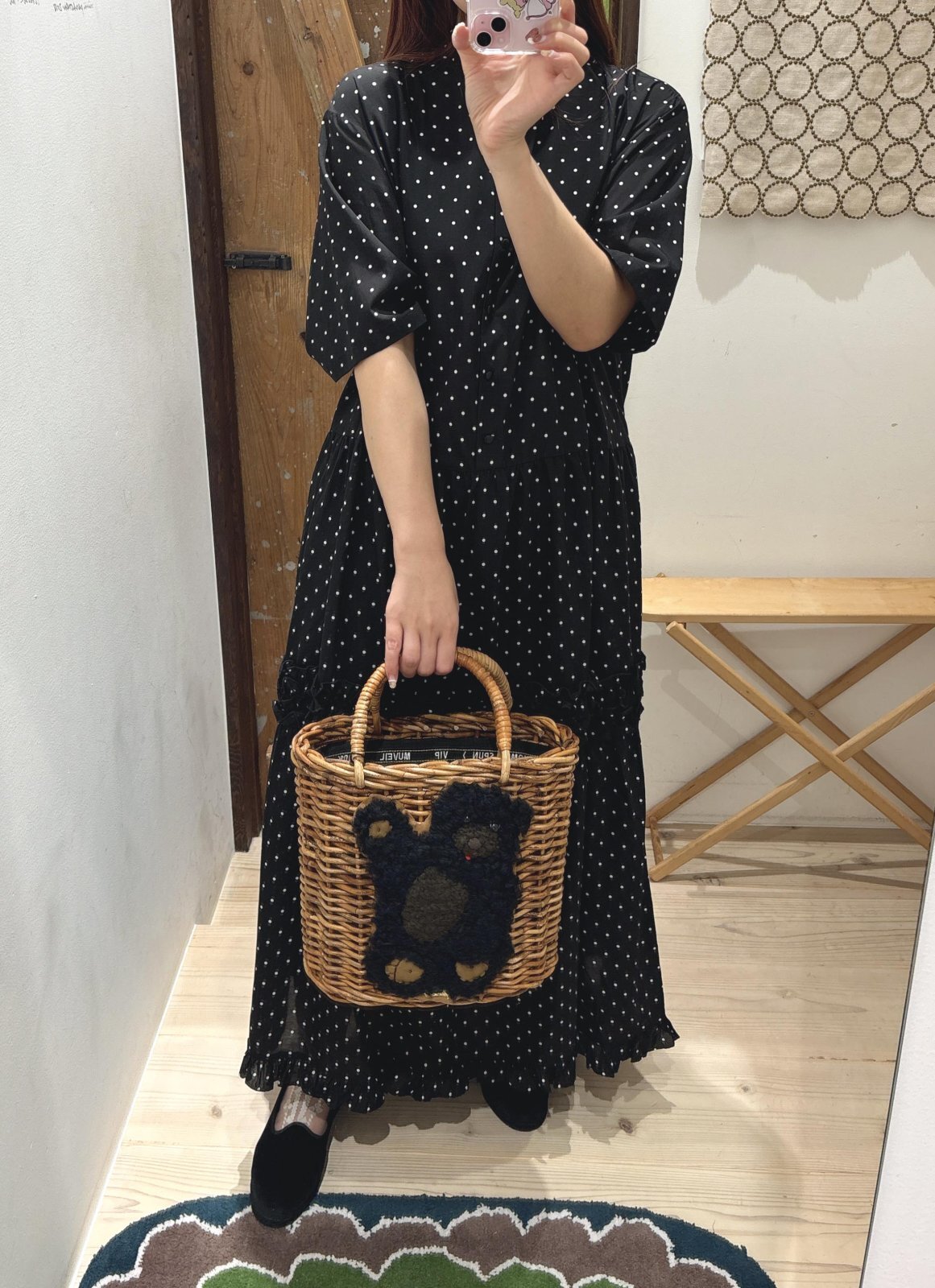 MUVEIL ミュベール クマカゴバッグ