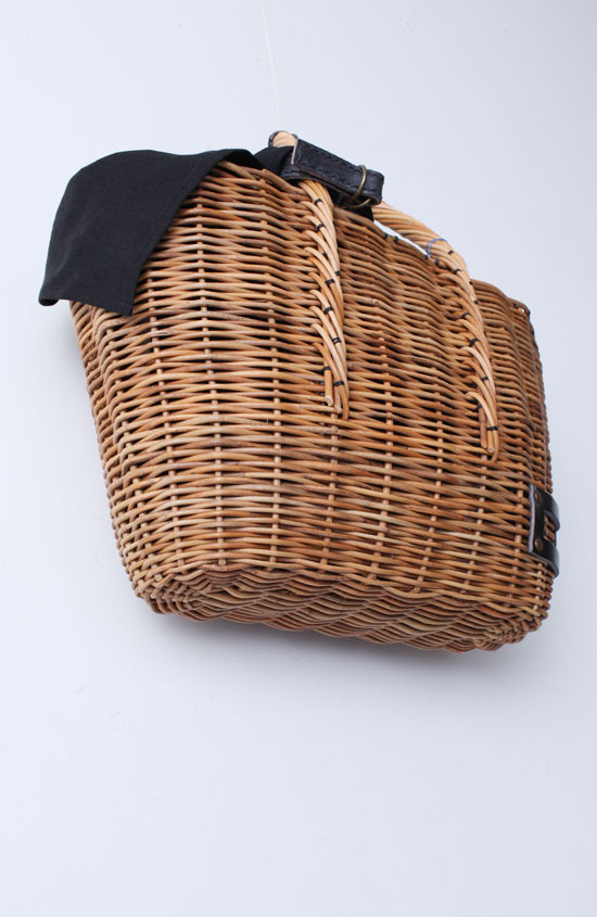 ebagos エバゴス ブライドル トート型かごバッグ