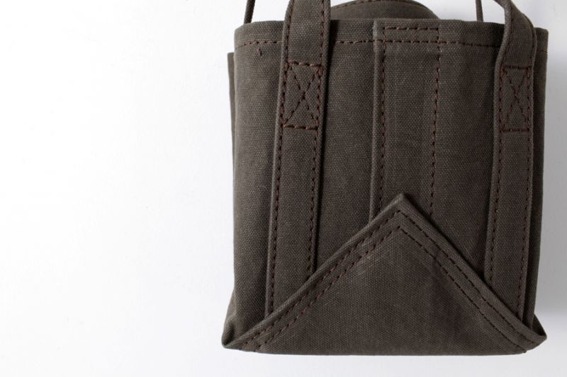 ebagos エバゴス キャンバス・かご袋ショルダー