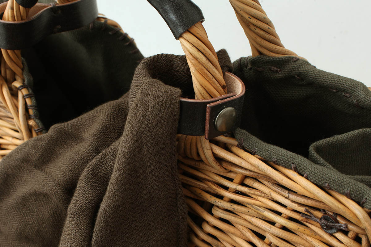 ebagos エバゴス キャンバス・扇トート