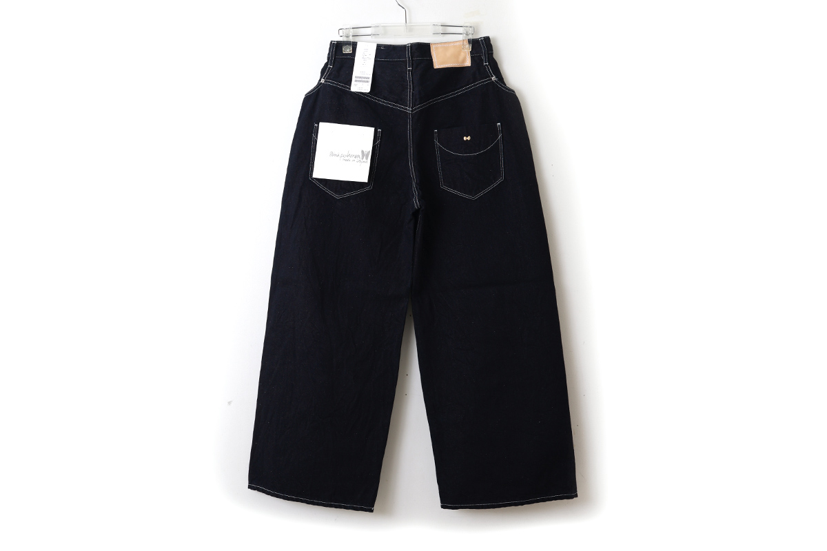 mina perhonen always ビッグポケットワイドデニム